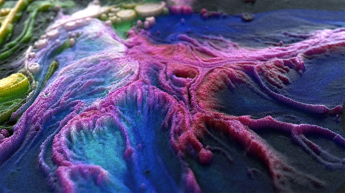 These Beautiful 3D Topographies Rendered by Lee Griggs look like weather patterns and ocean floors