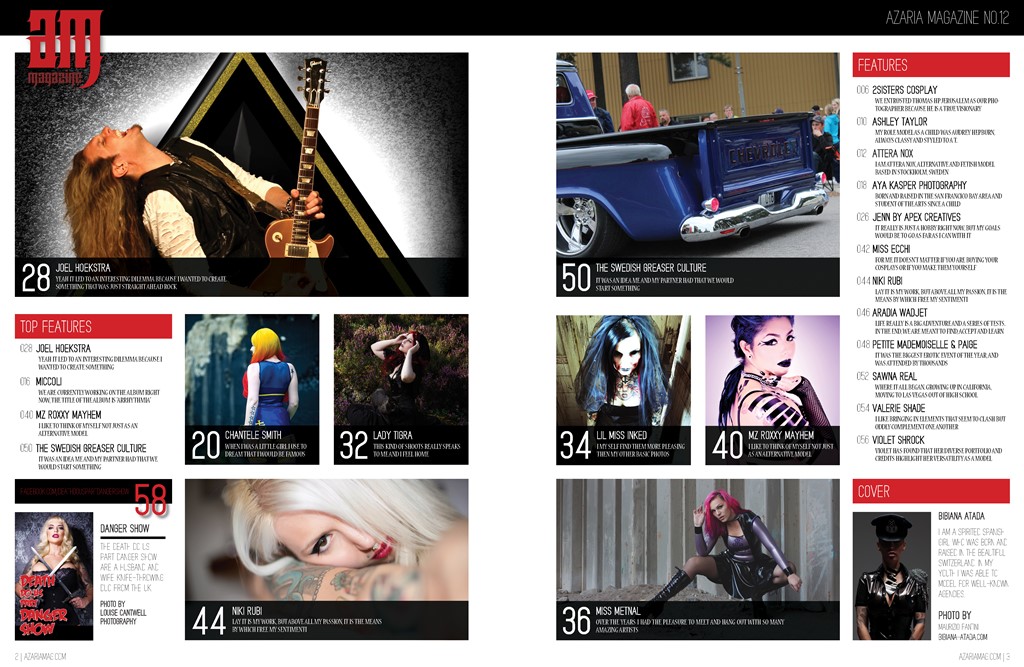 Azaria Magazine No.12 Contents
