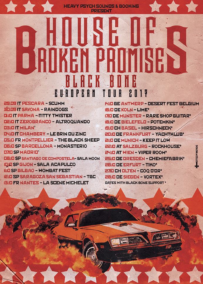 House of Broken Promises Black Bone European Tour 2017