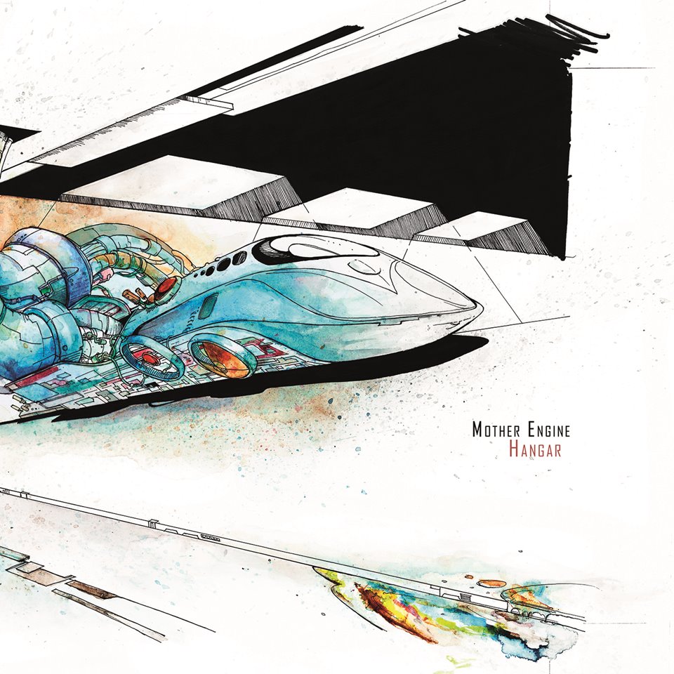 Mother Engine - Hangar Album Cover Psychedelic Rock