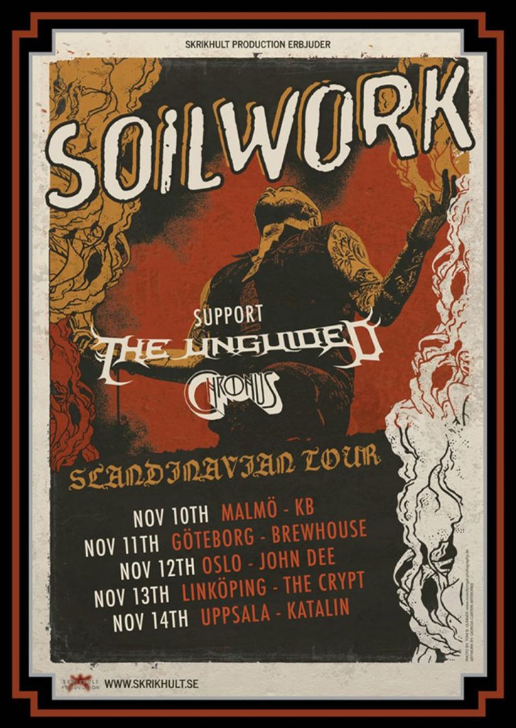 Soilwork And Chronus Tour 2017